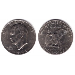 (203) Estados Unidos de América. 1971(D). 1 Dollar (MBC+)