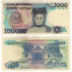 (124a) Indonesia. 1987. 1000 Rupiah (MBC+)