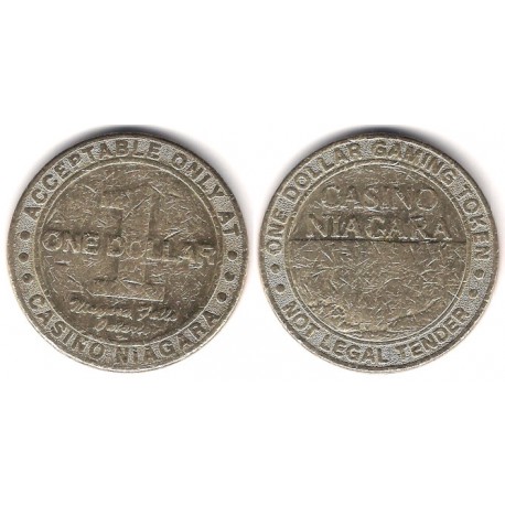 Casino Niagara. 1 Dollar Gaming Tioken (BC-)