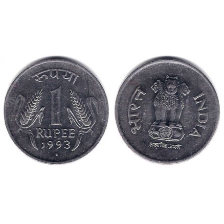 (92.1) India. 1993. 1 Rupee (MBC)