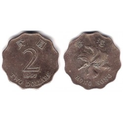(64) Hong Kong. 1997. 2 Dollars (BC)