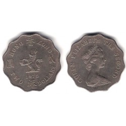 (37) Hong Kong. 1978. 2 Dollars (BC)