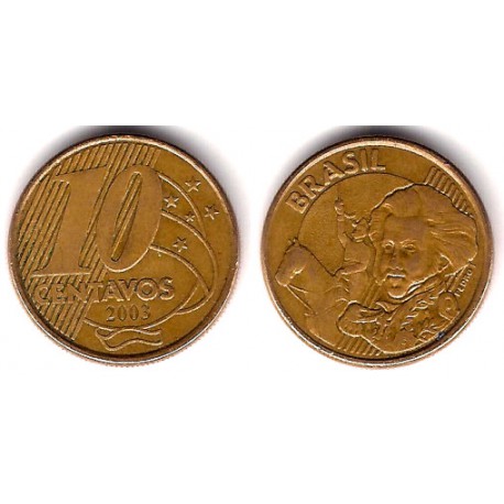 (649.2) Brasil. 2003. 10 Centavos (MBC)