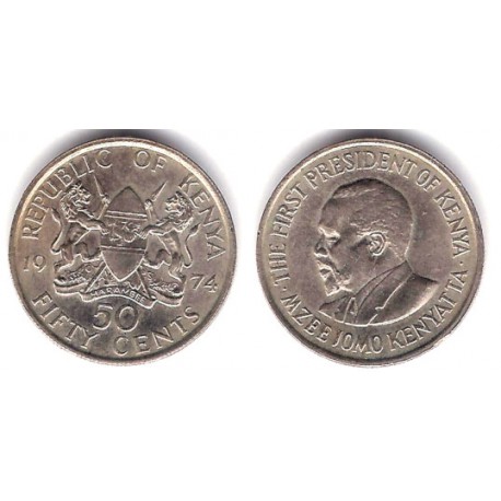 (13) Kenia. 1974. 50 Cents (MBC)