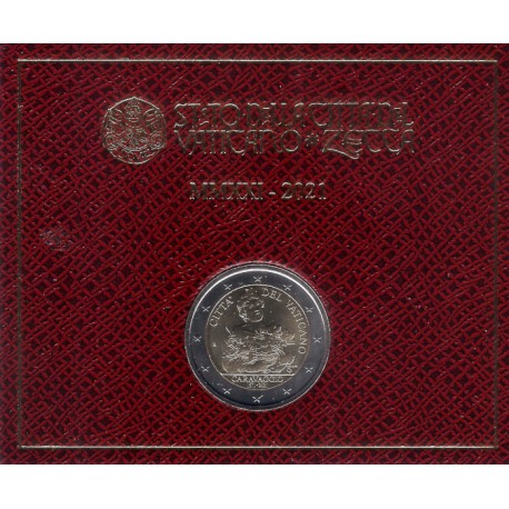 Ciudad del Vaticano. 2021. 2 Euro (SC) Caravaggio
