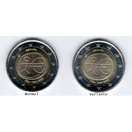 España. 2009. 2 Euro (SC) VARIANTE