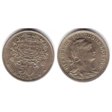(577) Portugal. 1966. 50 Centavos (SC)