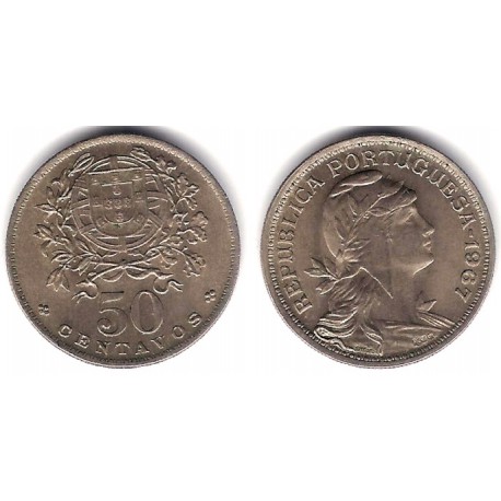 (577) Portugal. 1967. 50 Centavos (SC)