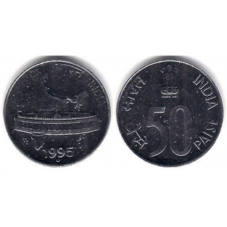 (69) India. 1995. 50 Paise (EBC)