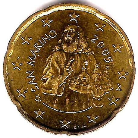 San Marino. 2005. 20 Céntimos (SC)