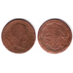 Fernando VII. 1824. 8 Maravedi (RC+) Ceca de Jubia
