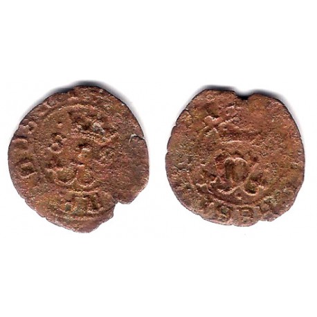 Reyes Católicos. Sin Fecha. Blanca (BC) Ceca de Sevilla S