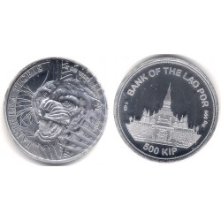 Laos. 2021. 500 Kip (SC) (Plata)