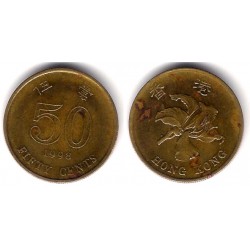 (68) Hong Kong. 1998. 50 Cents (BC)