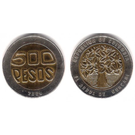 (286) Colombia. 2004. 500 Pesos (MBC)