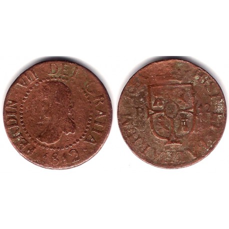 Fernando VII. 1812. 12 Dineros (BC) Ceca de Palma de Mallorca