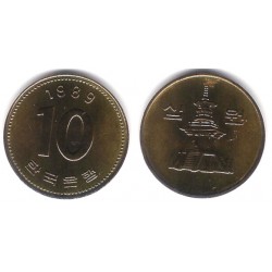 (33.1) Corea del Sur. 1989. 10 Won (SC-)