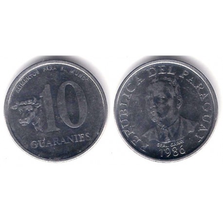(167) Paraguay. 1986. 10 Guaranies (EBC)