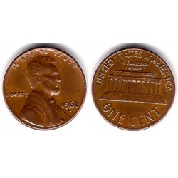 (201) Estados Unidos de América. 1962. 1 Cent (MBC)