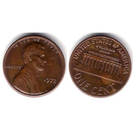 (201) Estados Unidos de América. 1972. 1 Cent (MBC)