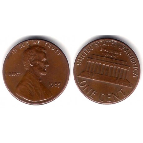 (201) Estados Unidos de América. 1985. 1 Cent (MBC)