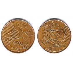 (650) Brasil. 2009. 25 Centavos (MBC)