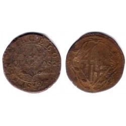 Jose Napoleón. 1812. 4 Cuartos (RC) Ceca de Barcelona