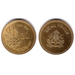 (Y85) Marruecos. 1987. 20 Santimat (BC+)