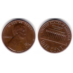(201) Estados Unidos de América. 1974(D). 1 Cent (MBC)