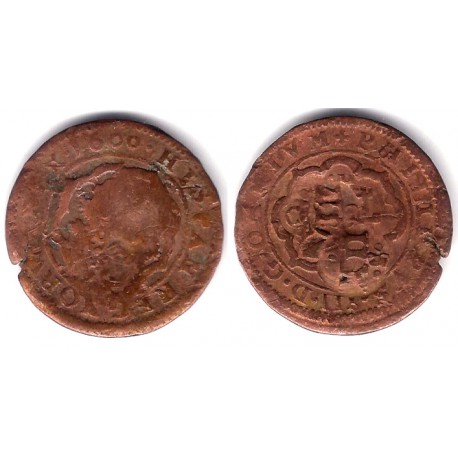 Felipe III. 1600. 8 Maravedi (BC) Sin Ceca Visible