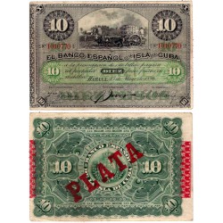 Cuba Colonial. 1896. 10 Pesos (MBC)