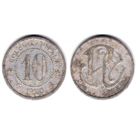 Colonia Palá. 1923. 10 Céntimos (RC+/BC-)