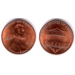 (468) Estados Unidos de América. 2013(D). 1 Cent (EBC+)