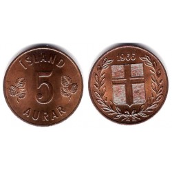 (9) Islandia. 1966. 5 Aurar (SC)