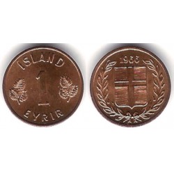 (8) Islandia. 1966. 1 Eyrir (SC)