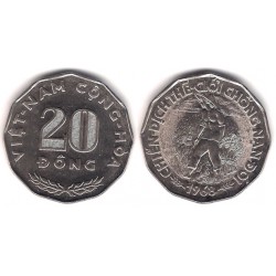 (11) Vietnam. 1968. 20 Dong (SC)