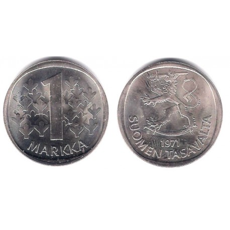 (49a) Finlandia. 1971. 1 Markka (SC)