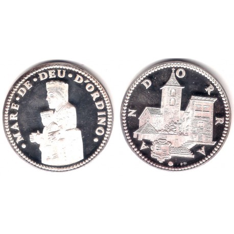 Medalla Andorra. Mare de Deu d'Ordino (SC) (Plata)
