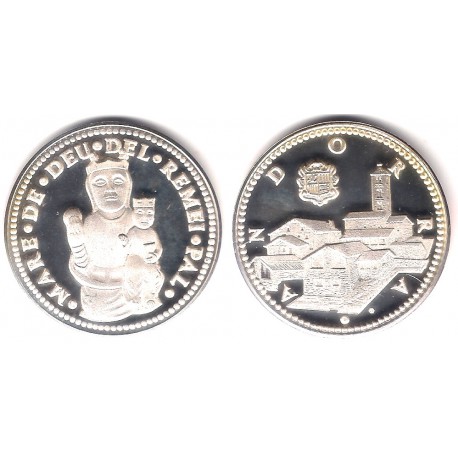 Medalla Andorra. Mare de Deu del Remei Pal (SC) (Plata)