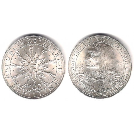(2939) Austria. 1978. 100 Schilling (SC) (Plata)