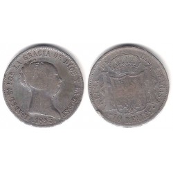 Isabel II. 1853. 10 Reales (BC/BC+) (Plata) Ceca de Madrid