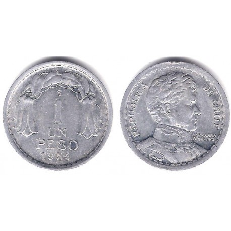 (179a) Chile. 1954. 1 Peso (EBC)