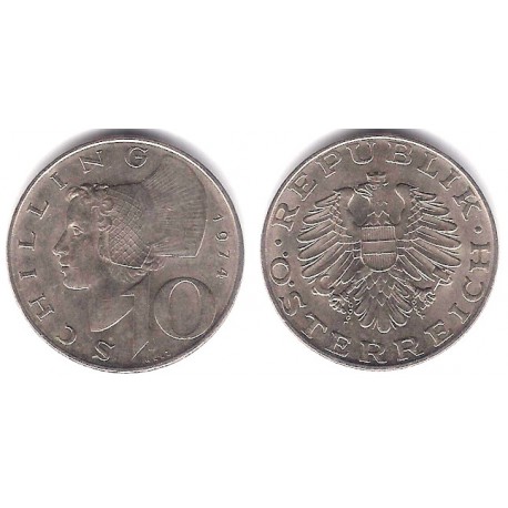 (2918) Austria. 1974. 10 Schilling (EBC+)