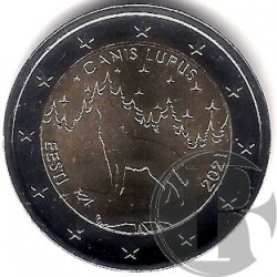 Estonia. 2021. 2 Euro (SC) Canus Lupus