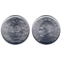 (964) Turquía. 1988. 10 Lira (SC)