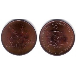 (898.2) Turquía. 1974. 10 Kurus (SC)