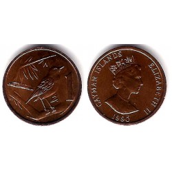 (87) Islas Caimán. 1990. 1 Cent (SC)