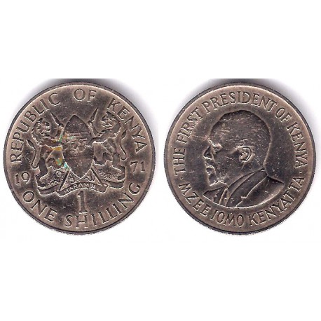 (14) Kenia. 1971. 1 Shilling (BC)