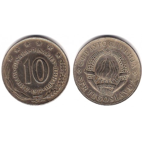 (62) Yugoslavia. 1977. 10 Dinara (MBC)