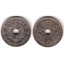 (874.1) Dinamarca. 1993. 2 Kroner (MBC)
